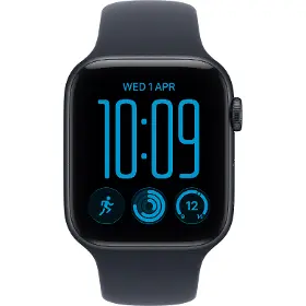 Smart hodinky - Apple Watch SE 3 GPS 40 mm Midnight Aluminium Case with Navy Blue Sport Band - M/L - 2