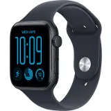 Apple Watch SE 3 GPS 44 mm Midnight Aluminium Case with Navy Blue Sport Band - M/L