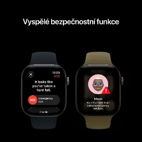 Smart hodinky - Apple Watch Series 12 GPS 42mm Light Gold Aluminium Case with Sand Sport Band - M/L - 6