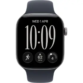 Smart hodinky - Apple Watch Series 12 GPS + Cellular 42mm Space Grey Aluminium Case with Navy Blue Sport Band - M/L - 2