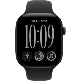 Smart hodinky - Apple Watch Series 12 GPS + Cellular 42mm Black Aluminium Case with Black Sport Band - M/L - 2