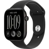 Apple Watch Series 12 GPS + Cellular 42mm Black Aluminium Case with Black Sport Band - M/L