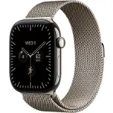 Apple Watch Series 12 GPS + Cellular 42mm Natural Titanium Case with Natural Milanese Loop