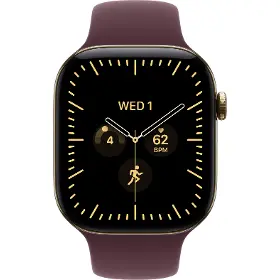 Smart hodinky - Apple Watch Series 12 GPS + Cellular 46mm Radiant Gold Titanium Case with Burgundy Sport Band - M/L - 2
