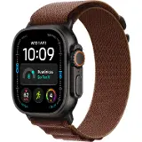 Apple Watch Ultra 4 GPS + Cellular 49mm Black Titanium Case with Burgundy Alpine Loop - L