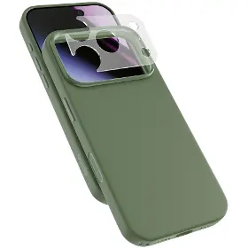 Kryt na mobil - Epico Silicone Pro Mag+ iPhone 17 Pro/18 Pro Khaki - 1