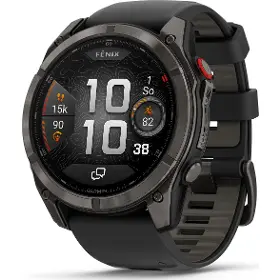 Smart hodinky - Garmin fēnix 8 Pro 51mm AMOLED Sapphire Carbon grey DLC Titanium Black/Pebble Grey - 1