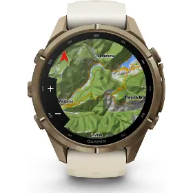Smart hodinky - Garmin fēnix 9 Pro 43mm Autumn Gold Titanium Cream/French Gray - 3