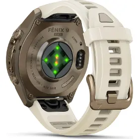 Smart hodinky - Garmin fēnix 9 Pro 43mm Autumn Gold Titanium Cream/French Gray - 4