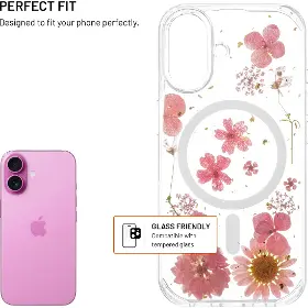 Kryt na mobil - Fixed MagBloom iPhone 16 Pink - 2