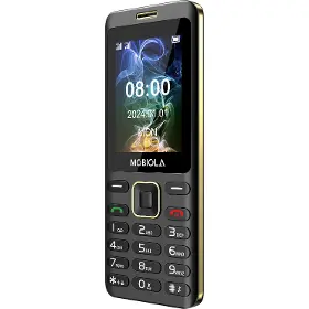 Mobilný telefón - Mobiola MB2400, čierna - 4