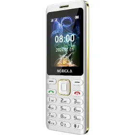 Mobilný telefón - Mobiola MB2400, biela - 4