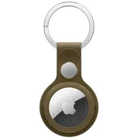 Pouzdro pro AirTag - Apple AirTag FineWoven Key Ring Dark Olive (MKG24ZM) - 1