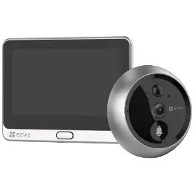 Smart domovní zvonek - Ezviz Chytrý dveřní videotelefon DP2C Stříbrný - 1