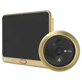 Smart domovní zvonek - Ezviz Chytrý dveřní videotelefon DP2C Zlatý - 1