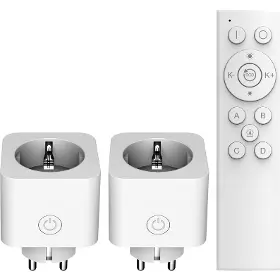 Chytrá zástrčka - Trust WIFI Socket Starter Set 2 Smart Plugs + Remote - 2