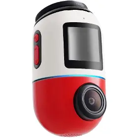Kamera do auta - 70mai 4K X800 Omni červená SET + Rear Cam + karta 128GB - 2