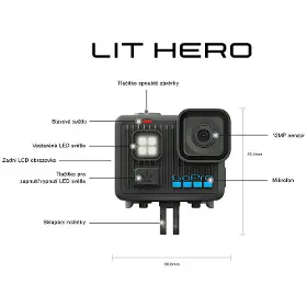 Outdoorová kamera - Gopro LIT HERO - 5