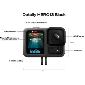 Outdoorová kamera - Gopro HERO13 Black Power Bundle - 6