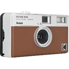 Analogový fotoaparát - Kodak EKTAR H35 Film Camera Brown - 3