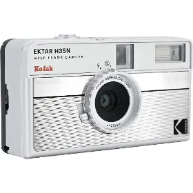 Analogový fotoaparát - Kodak EKTAR H35N Camera Striped Silver - 3