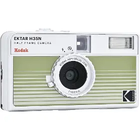 Analogový fotoaparát - Kodak EKTAR H35N Camera Striped Green - 3