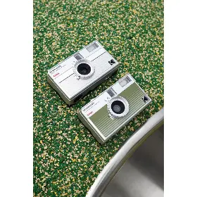 Analogový fotoaparát - Kodak EKTAR H35N Camera Striped Green - 4