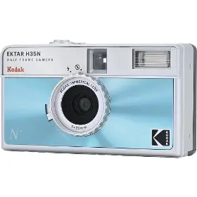 Analogový fotoaparát - Kodak EKTAR H35N Camera Glazed Blue - 2