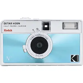 Analogový fotoaparát - Kodak EKTAR H35N Camera Glazed Blue - 1