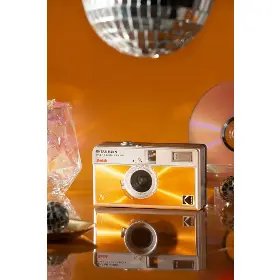 Analogový fotoaparát - Kodak EKTAR H35N Camera Glazed Orange - 4