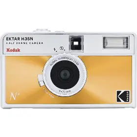 Analogový fotoaparát - Kodak EKTAR H35N Camera Glazed Orange - 1
