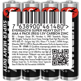 Baterie - Energizer E. RED R03/AAA 4x - 2