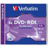 VERBATIM DVD+R DL 8,5GB 8x 1PK JC