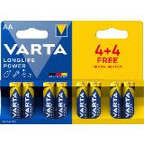 VARTA LR6 4+4BP AA Longlife Power