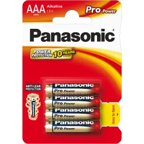 Baterie - Panasonic LR03 4BP AAA Pro Power - 1