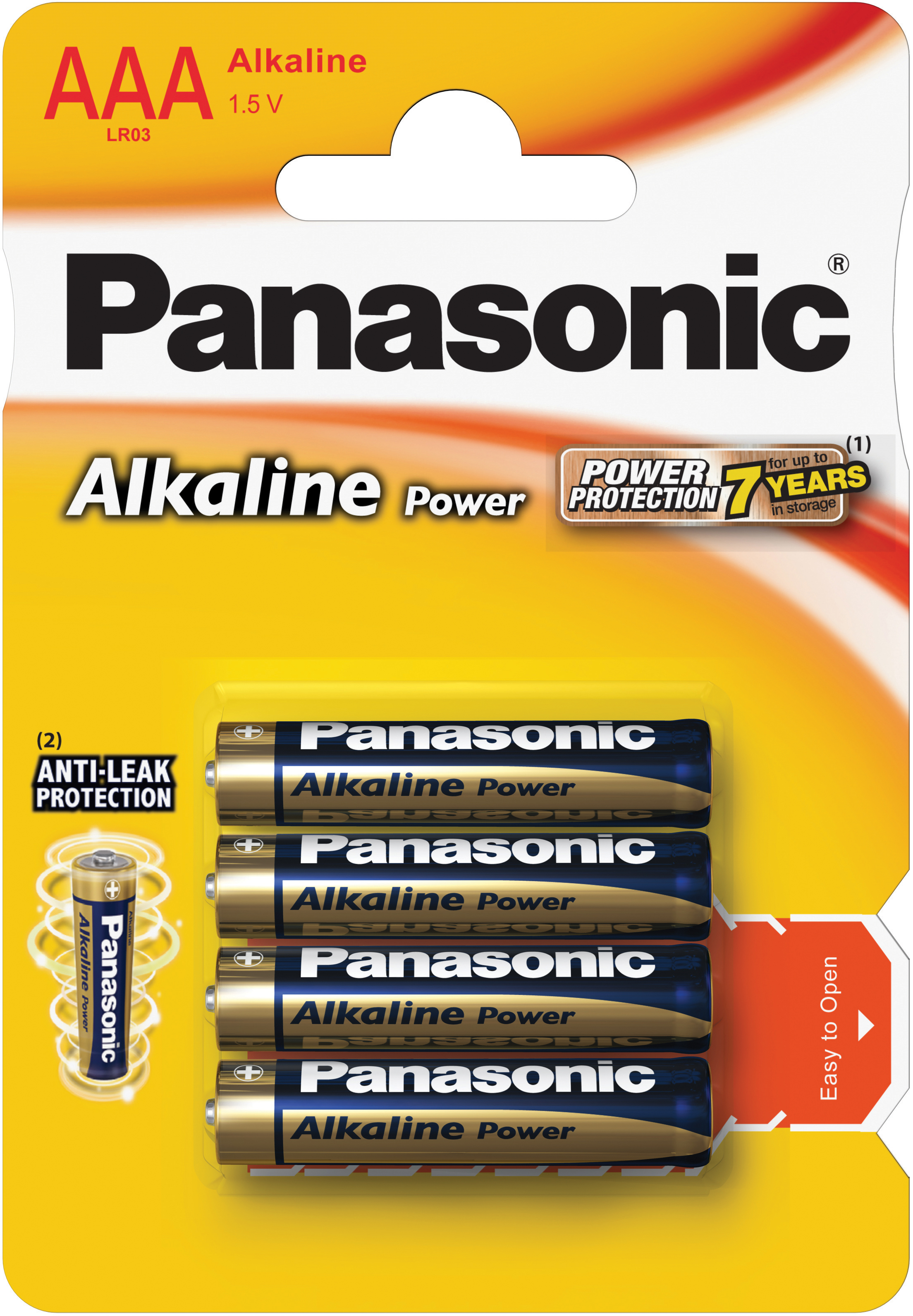 Panasonic 4× AAA LR03 4BP 1,5V Alkaline Power | Planeo
