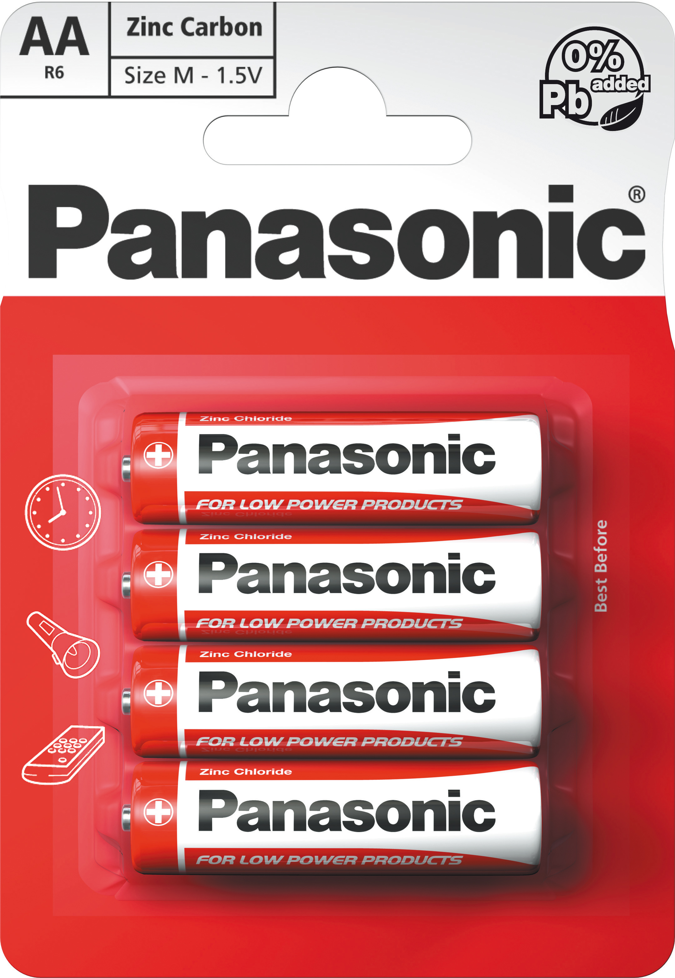 Panasonic R6 4BP AA Red | Planeo