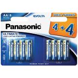 Panasonic 4+4 AA LR6 8BP Evolta Alkaline