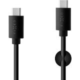 Fixed USB-C/USB-C, 3A, 1m Black