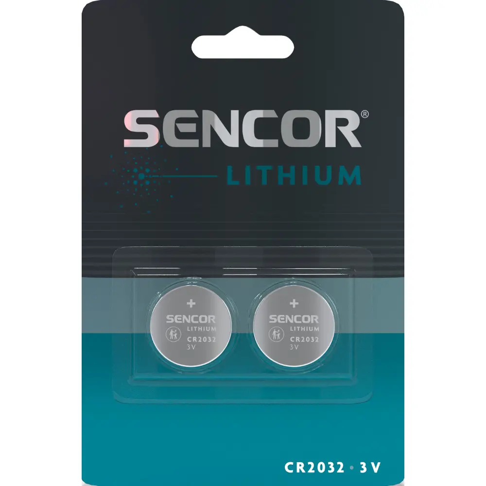 Sencor SBA CR2032 2BP Li Baterie – fotografie 1