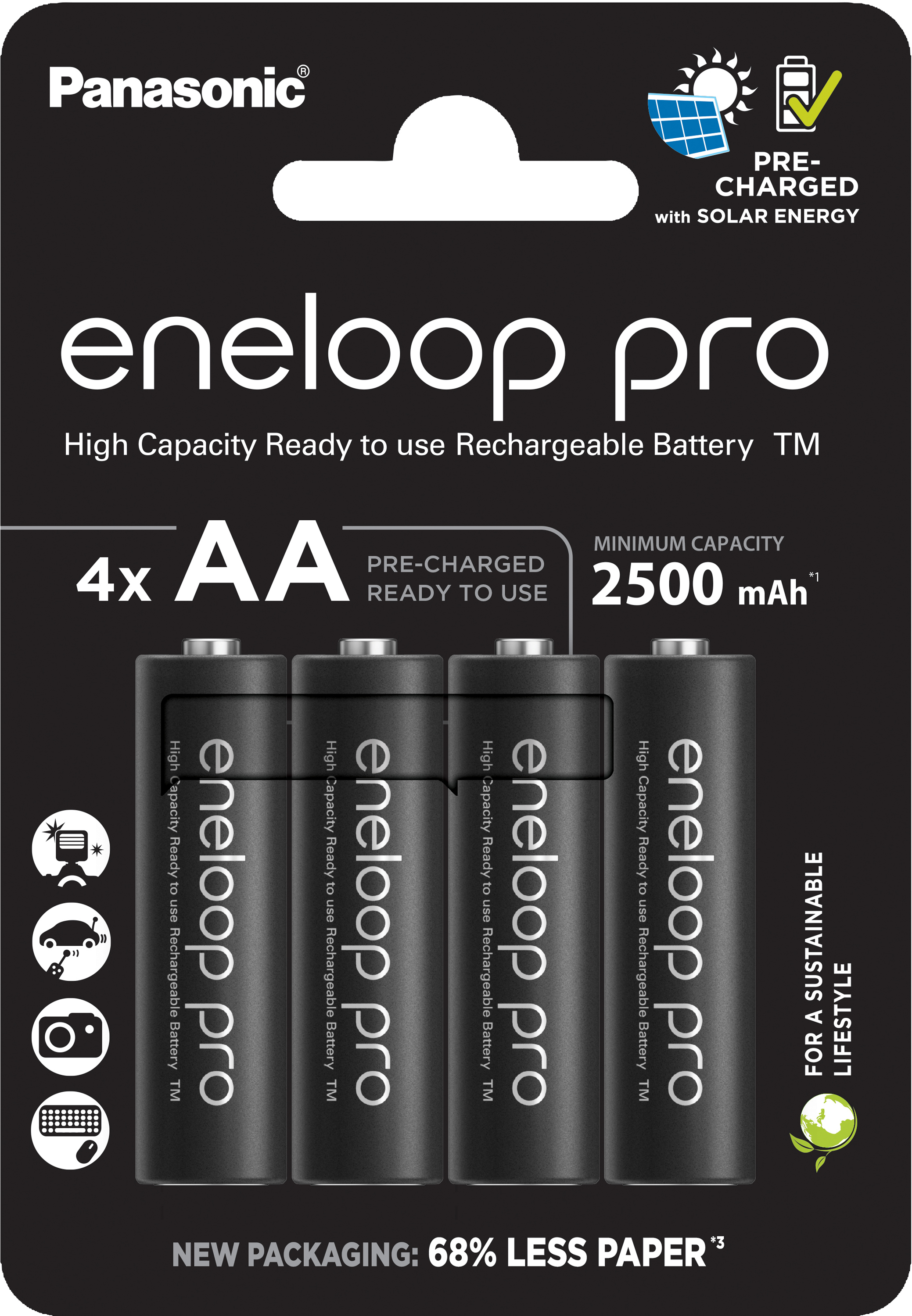 Panasonic-Eneloop HR6 AA 3HCDE/4BE PRO N | Planeo