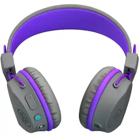 Slúchadlá bezdrôtové - JLAB JBuddies Studio Kids Wireless Grey/Violet - 2