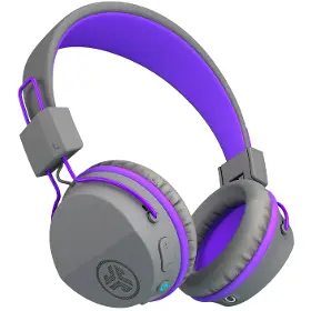 Slúchadlá bezdrôtové - JLAB JBuddies Studio Kids Wireless Grey/Violet - 1