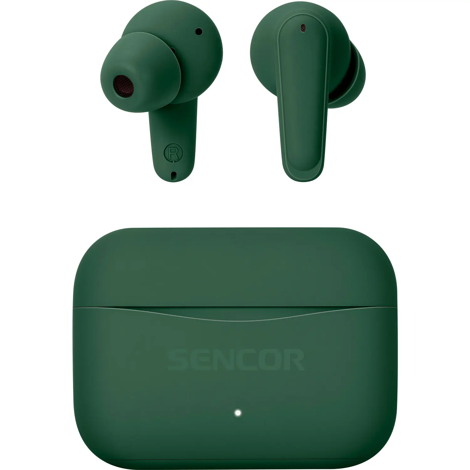 Sencor SEP Grim Olive True Wireless sluchátka – fotografie 1