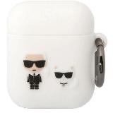 Karl Lagerfeld Choupette Airpods 1/2 White