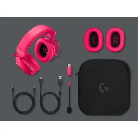 Bezdrátová sluchátka - Logitech G PRO X 2 LIGHTSPEED Magenta - 4