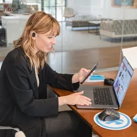 Bezdrátová sluchátka - JLAB Work Buds TWS Earbuds Black - 13