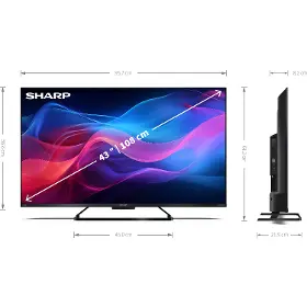 QLED televize - Sharp 43GR8265E - 10
