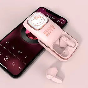 True Wireless sluchátka - OTL Technologies Hello Kitty Slide TWS HK1281 - 6