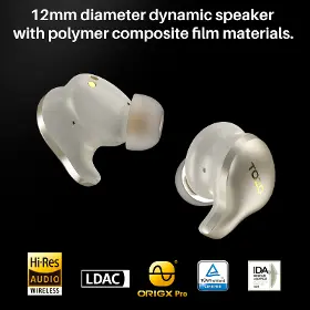 True Wireless sluchátka - Tozo GOLDEN X1 zlatá - 2